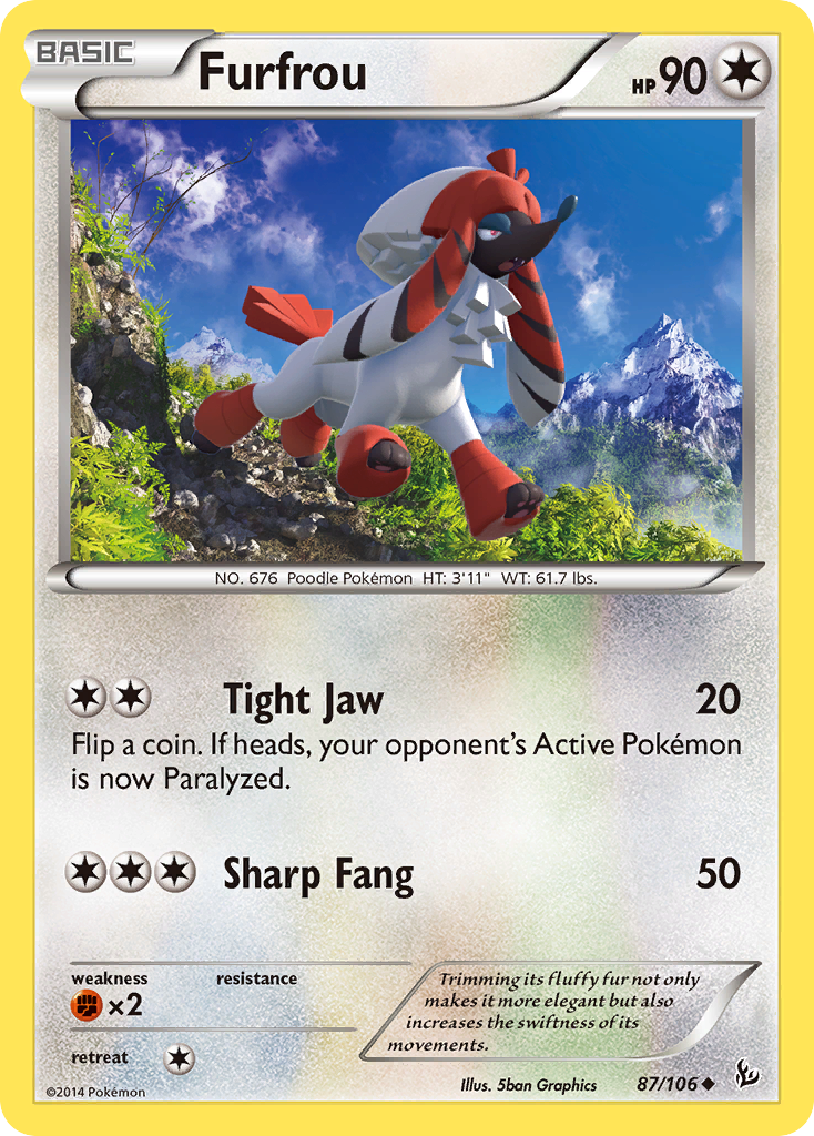 Furfrou 87/106 Flashfire