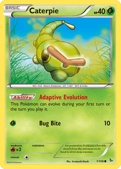 Caterpie 1/106 Flashfire