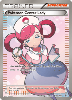 Pokémon Center Lady 105/106 Flashfire