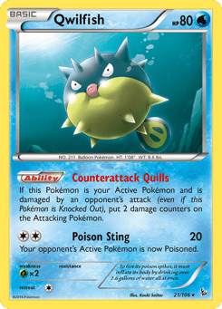 Qwilfish 21/106 Flashfire
