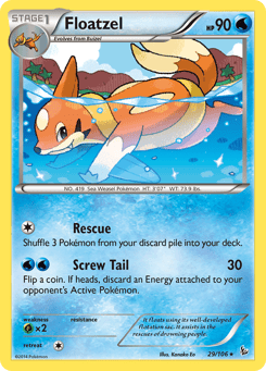 Floatzel 29/106 Flashfire