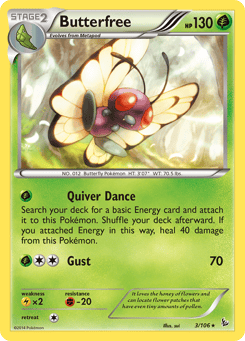Butterfree 3/106 Flashfire
