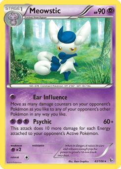 Meowstic 43/106 Flashfire