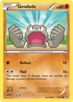 Geodude 45/106 Flashfire