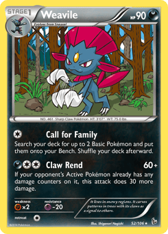Weavile 52/106 Flashfire