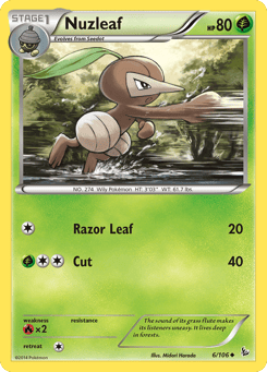 Nuzleaf 6/106 Flashfire