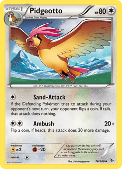 Pidgeotto 76/106 Flashfire