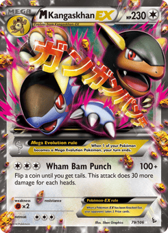 M Kangaskhan-EX 79/106 Flashfire