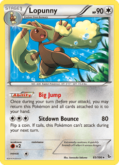 Lopunny 85/106 Flashfire