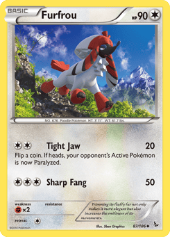 Furfrou 87/106 Flashfire