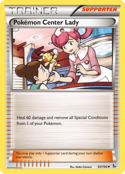 Pokémon Center Lady 93/106 Flashfire