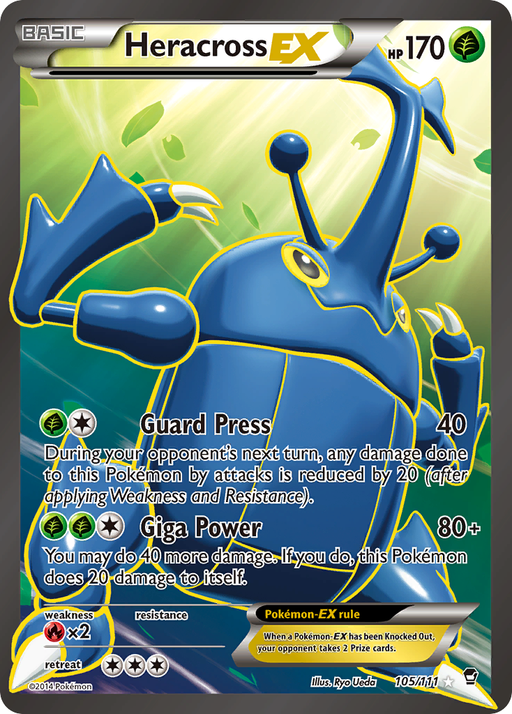 Heracross-EX 105/111 Furious Fists