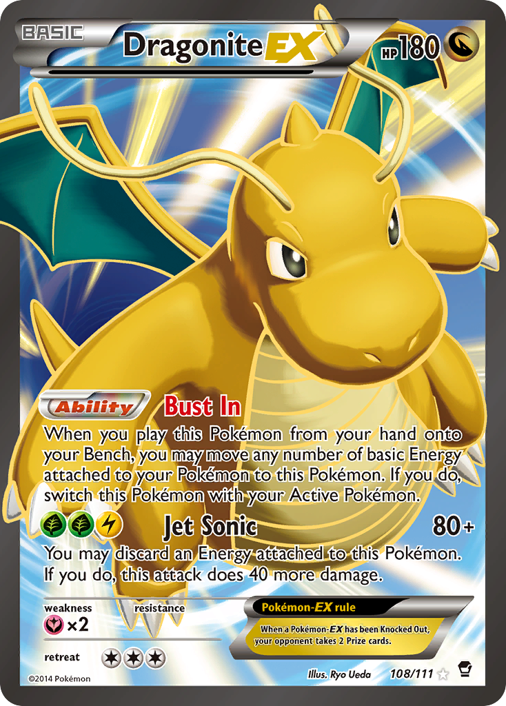 Dragonite-EX 108/111 Furious Fists