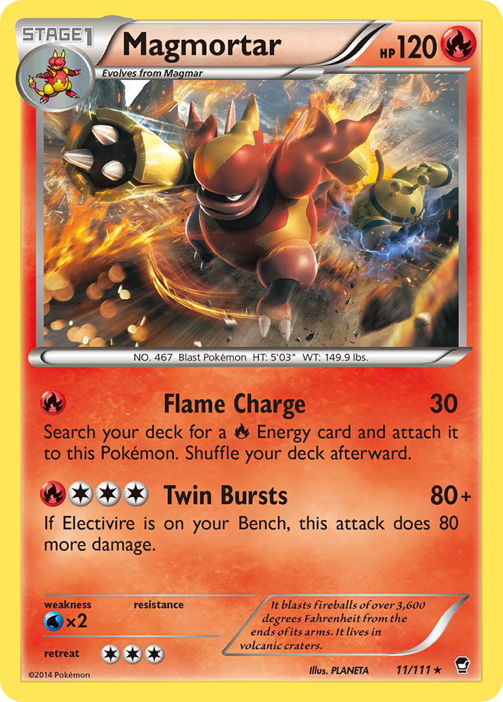 Magmortar 11/111 Furious Fists