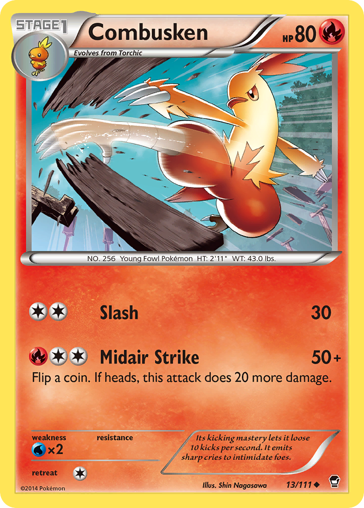 Combusken 13/111 Furious Fists