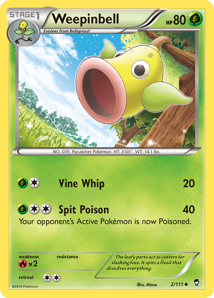 Weepinbell 2/111 Furious Fists