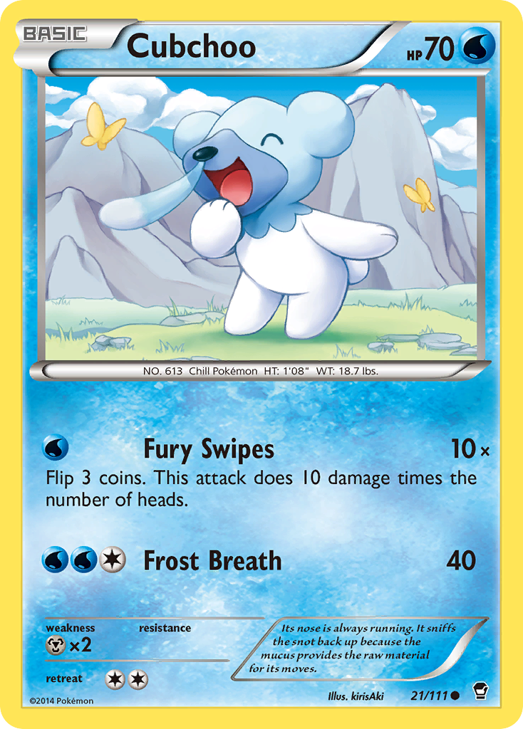 Cubchoo 21/111 Furious Fists