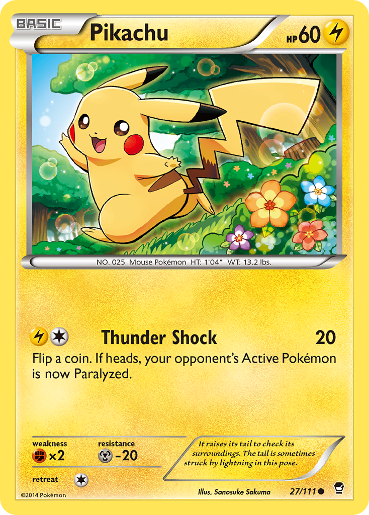 Pikachu 27/111 Furious Fists