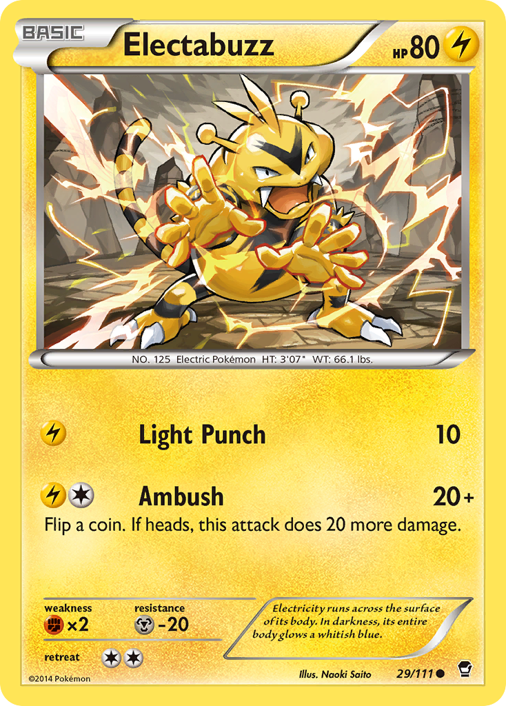 Electabuzz 29/111 Furious Fists