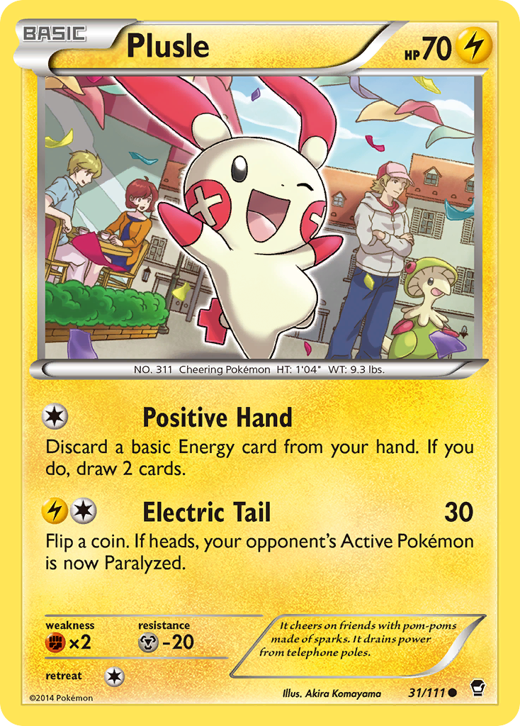 Plusle 31/111 Furious Fists