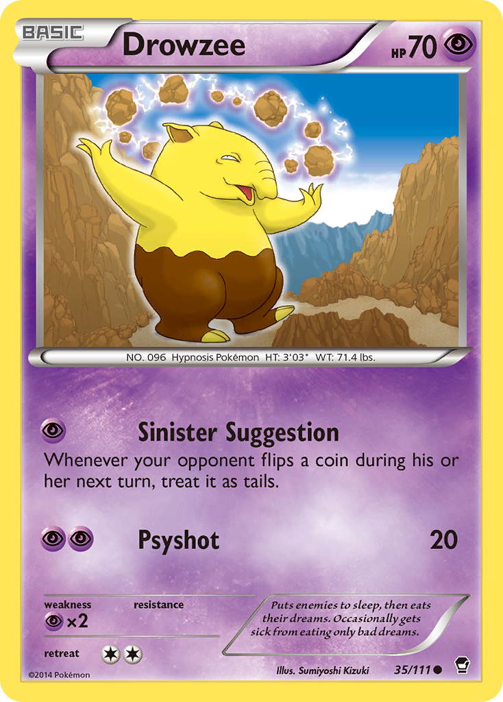 Drowzee 35/111 Furious Fists