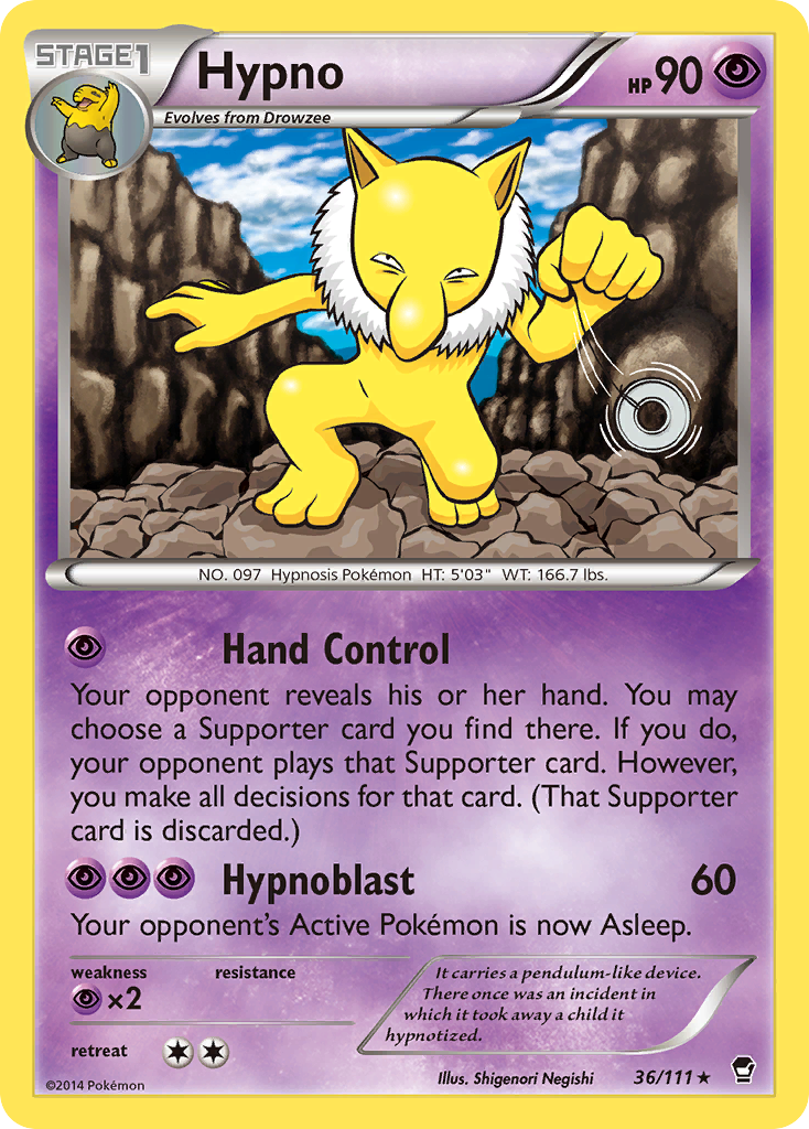 Hypno 36/111 Furious Fists
