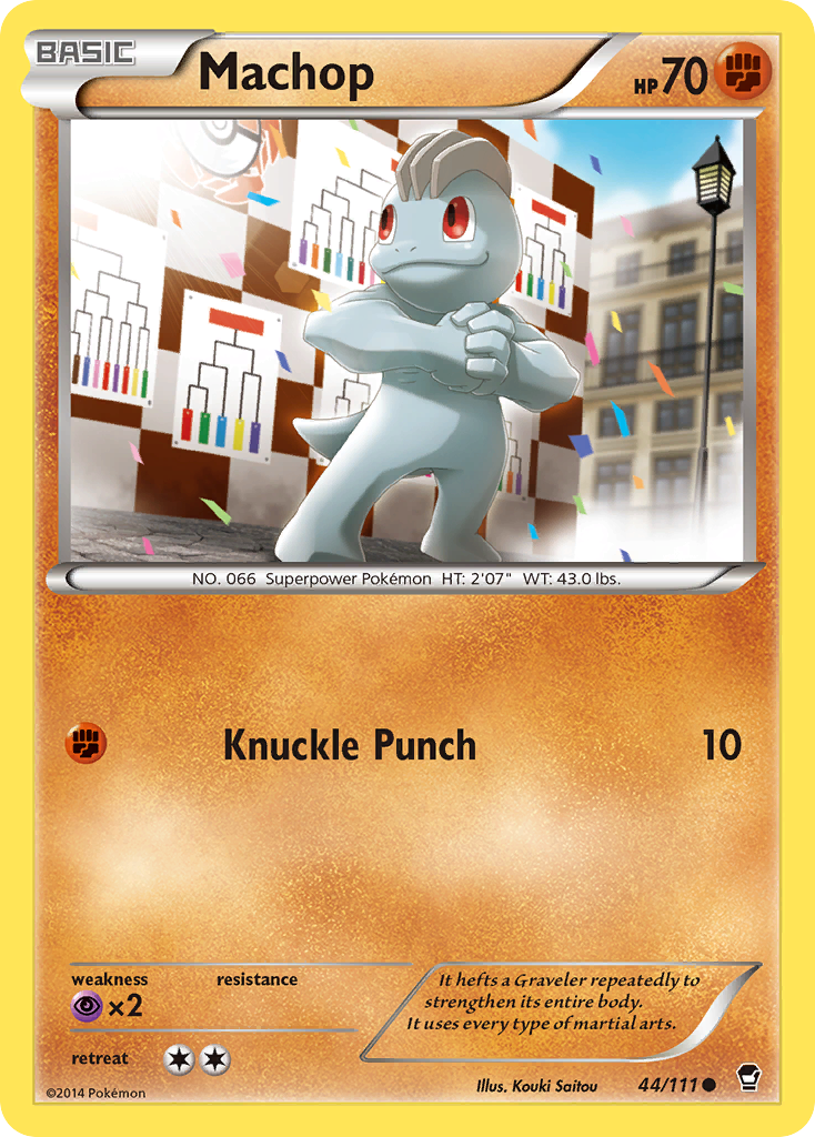 Machop 44/111 Furious Fists