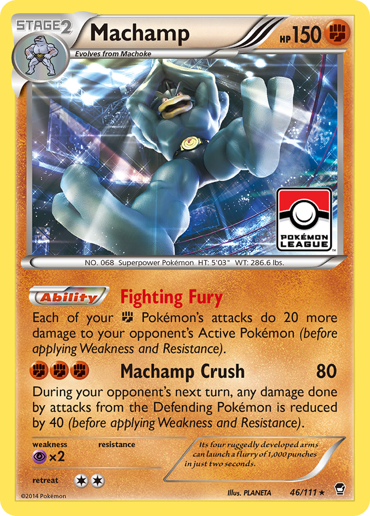 Machamp 46/111 Furious Fists