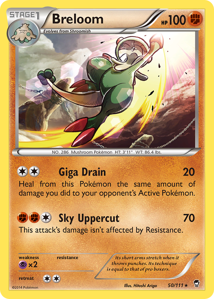 Breloom 50/111 Furious Fists