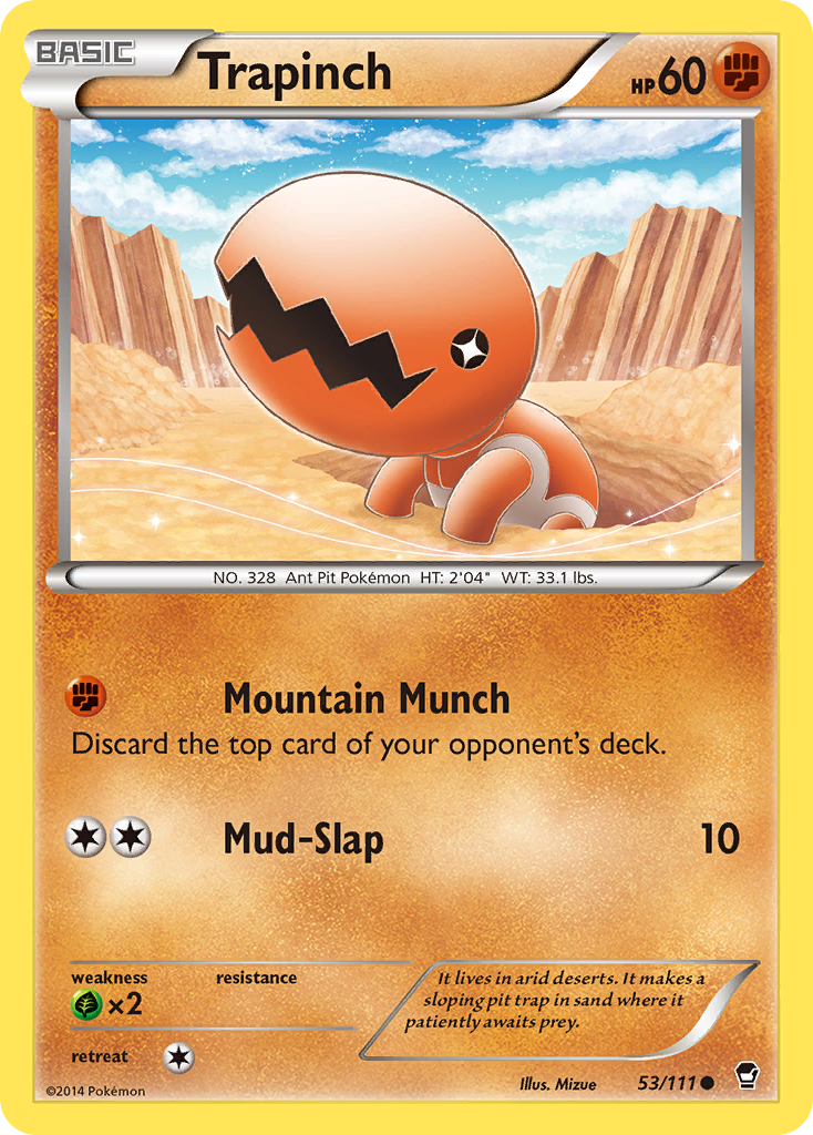 Trapinch 53/111 Furious Fists