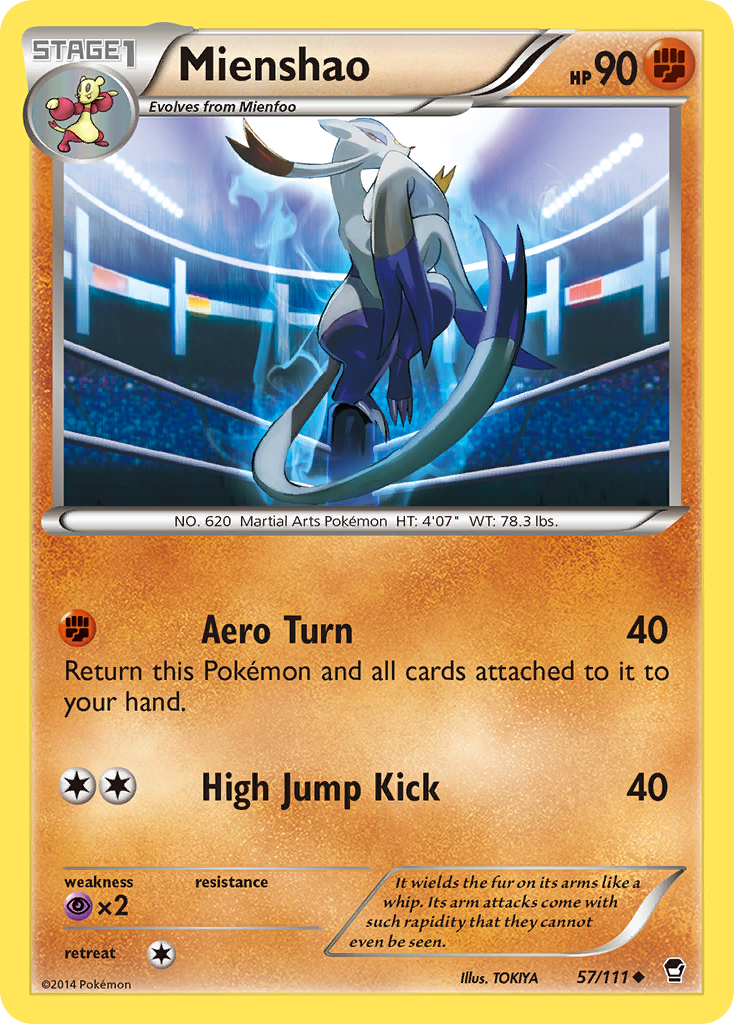 Mienshao 57/111 Furious Fists