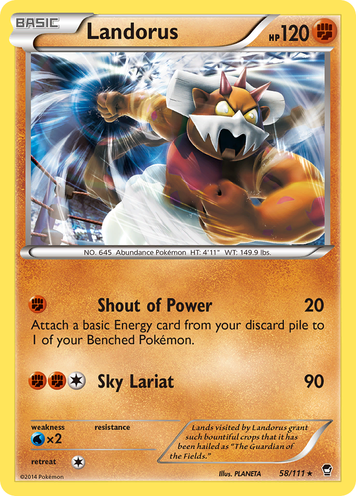 Landorus 58/111 Furious Fists