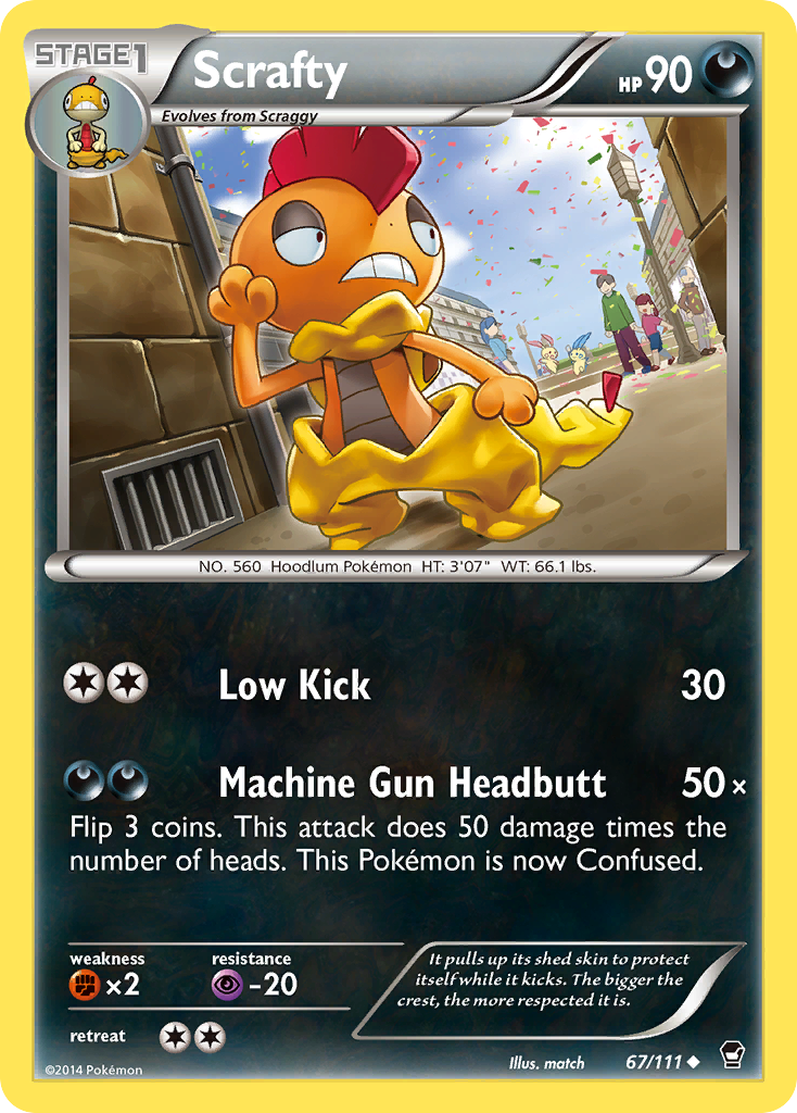 Scrafty 67/111 Furious Fists