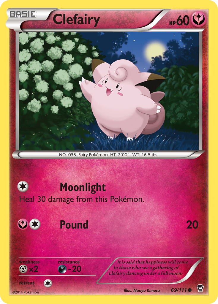 Clefairy 69/111 Furious Fists