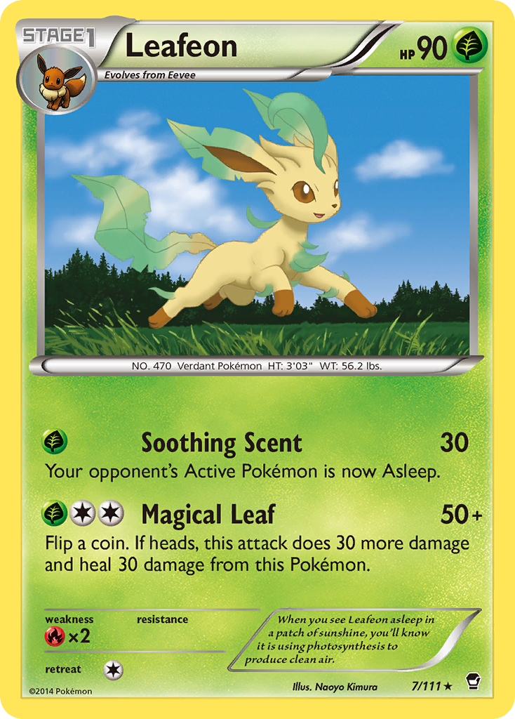 Leafeon 7/111 Furious Fists