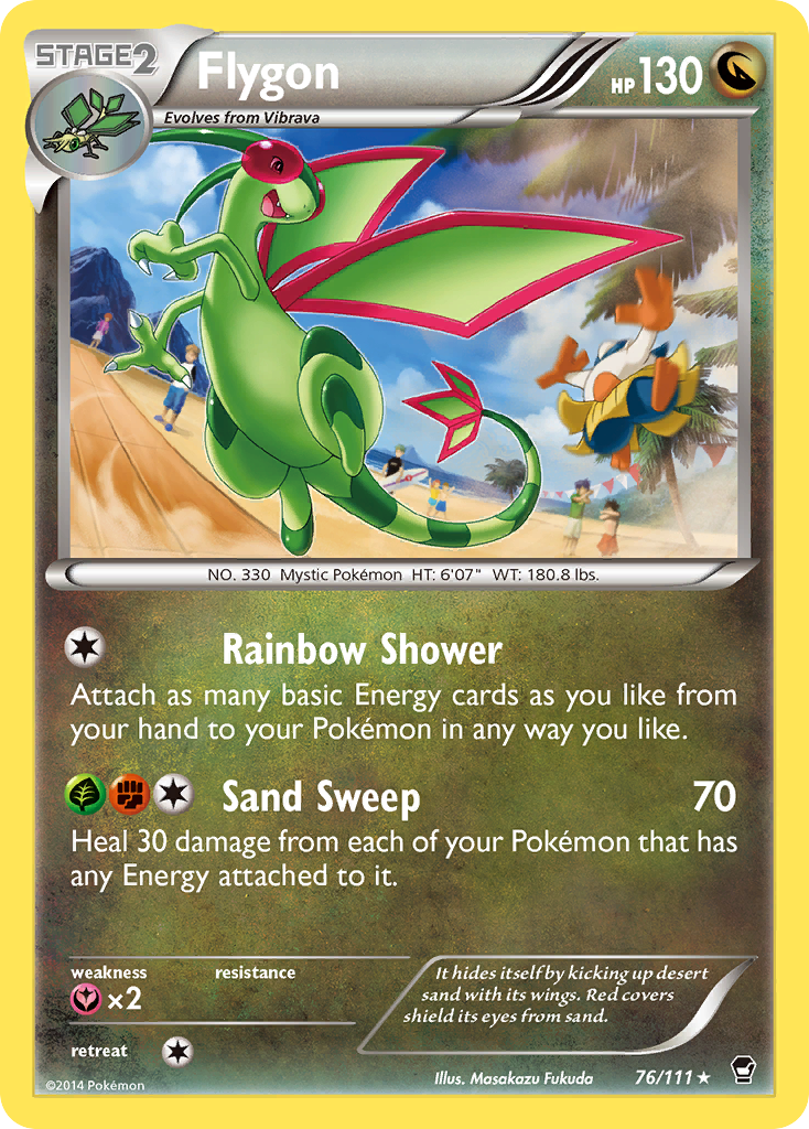 Flygon 76/111 Furious Fists