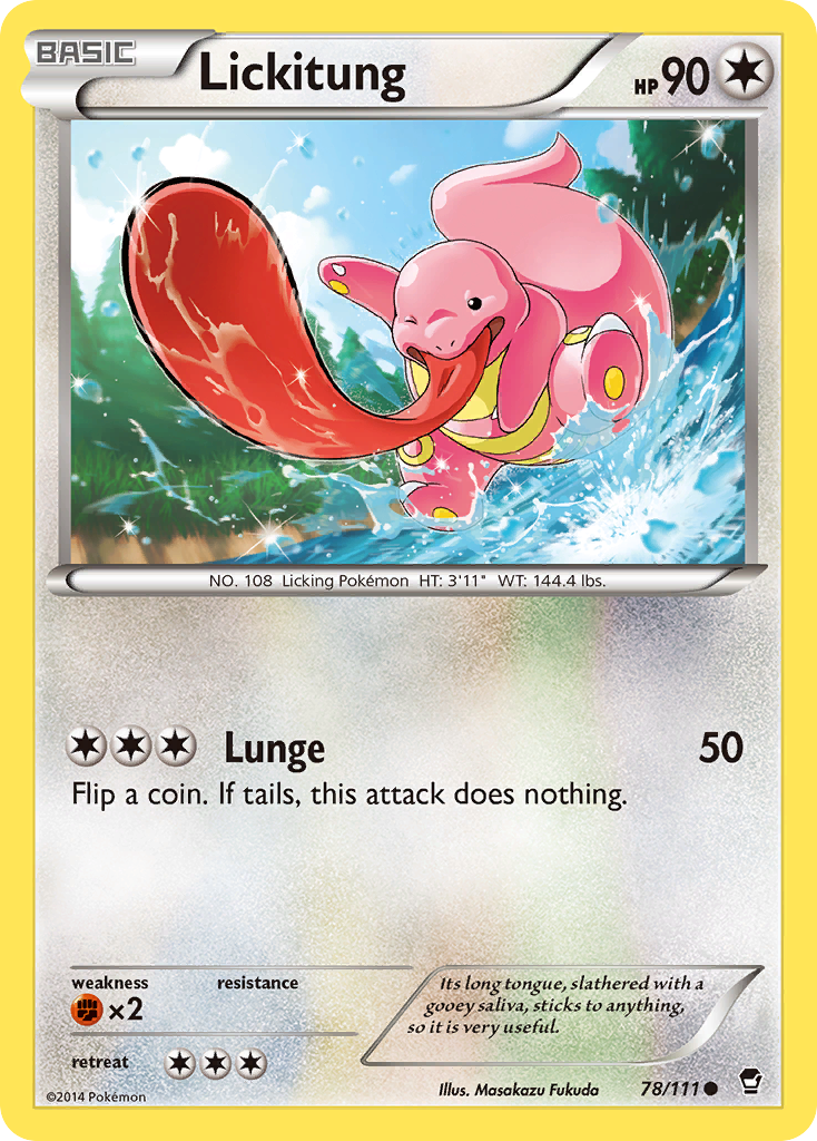 Lickitung 78/111 Furious Fists
