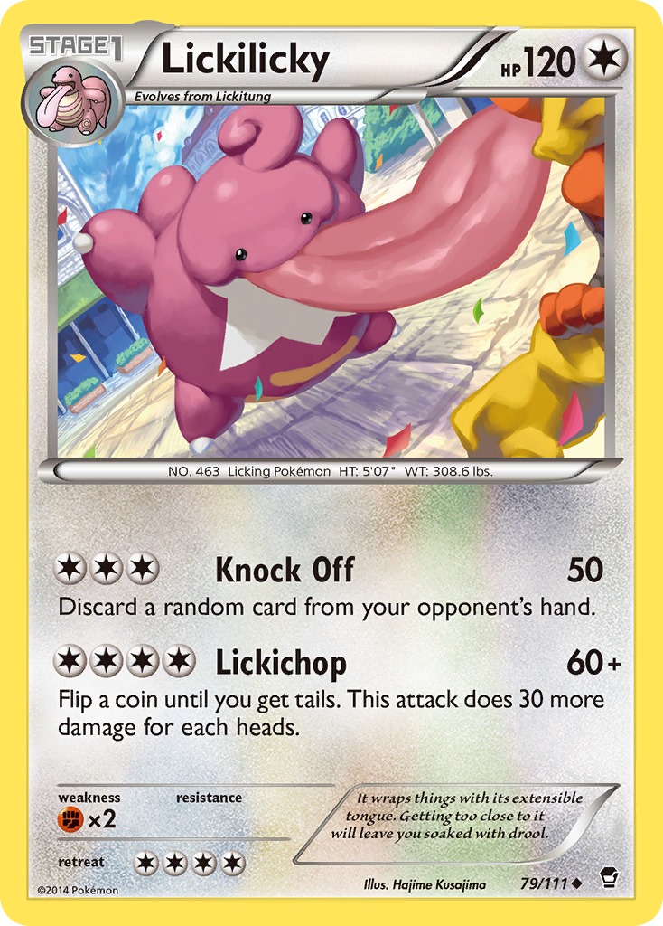 Lickilicky 79/111 Furious Fists