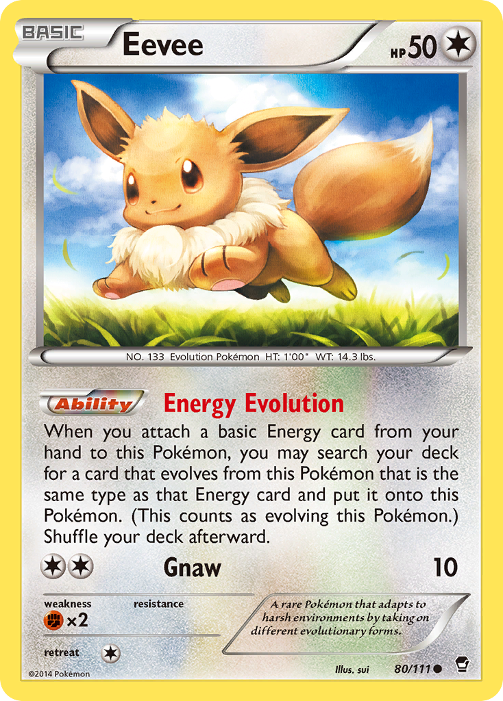 Eevee 80/111 Furious Fists