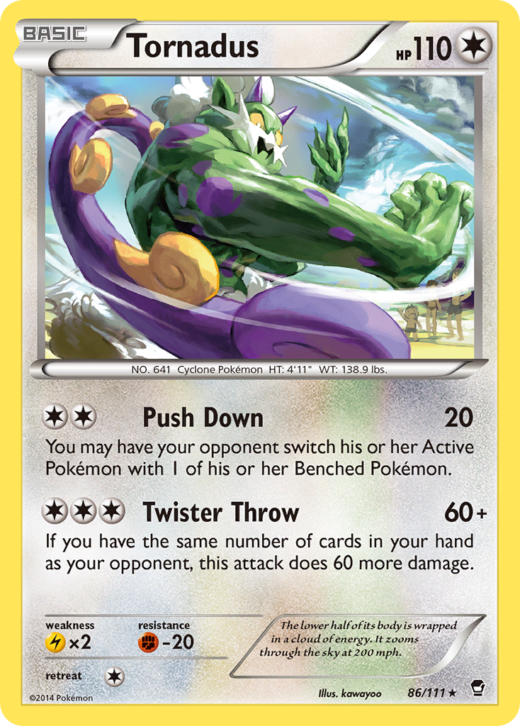 Tornadus 86/111 Furious Fists