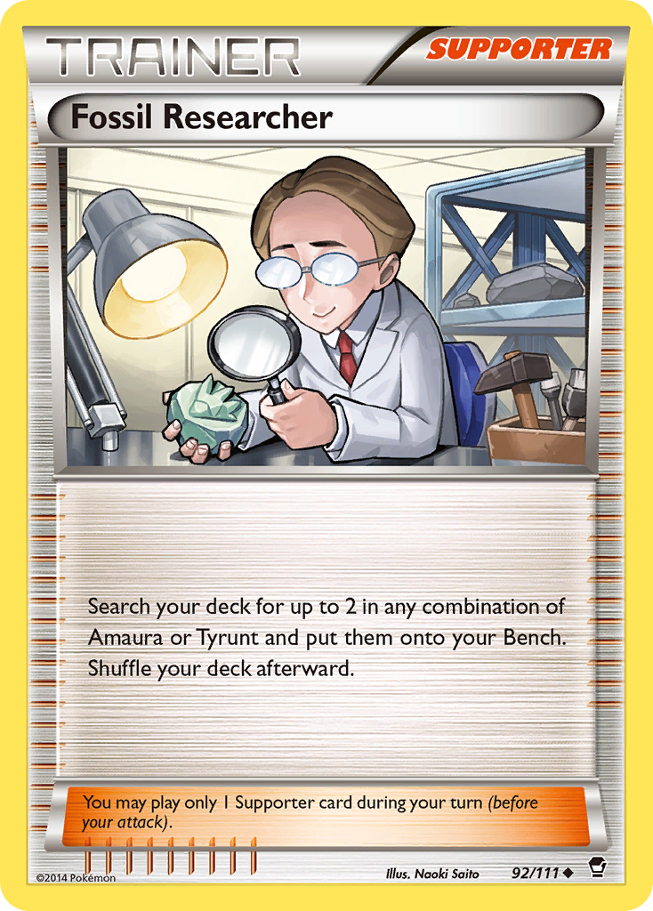 Fossil Researcher 92/111 Furious Fists