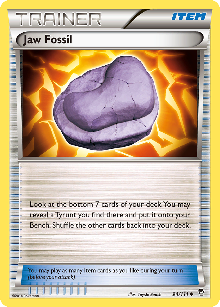 Jaw Fossil 94/111 Furious Fists