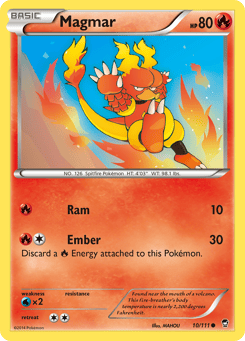 Magmar 10/111 Furious Fists