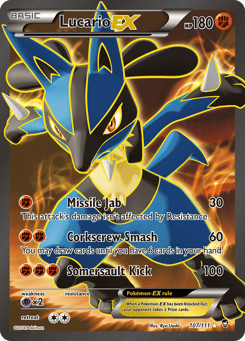Lucario-EX 107/111 Furious Fists
