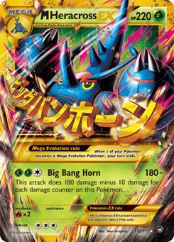 M Heracross-EX 112/111 Furious Fists