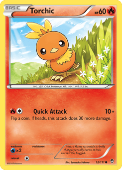 Torchic 12/111 Furious Fists