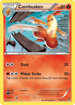 Combusken 13/111 Furious Fists
