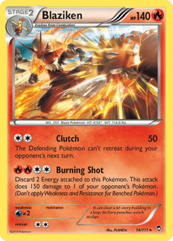 Blaziken 14/111 Furious Fists