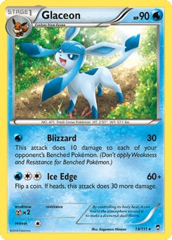 Glaceon 19/111 Furious Fists