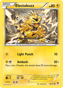 Electabuzz 29/111 Furious Fists